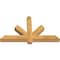 Ekena Millwork Kennewick Rough Sawn Timber Gable Bracket, Western Red Cedar, 48"W x 28"H x 4"D x 4"F, 14/12 Pitch GBW048X28X0404KEN00RWR - alternate 3